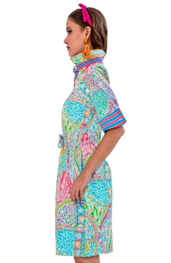 Pulley Dress Grand Bazaar-Dress-Gretchen Scott LLC-XS-Brights-Urbanheer