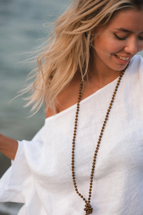 Pure Linen White Top-Top-Moa-Bust 39“ inches (100 cm) Waist 18.8“ inches (122 cm) Length 20” inches (53 cm)-White-Urbanheer