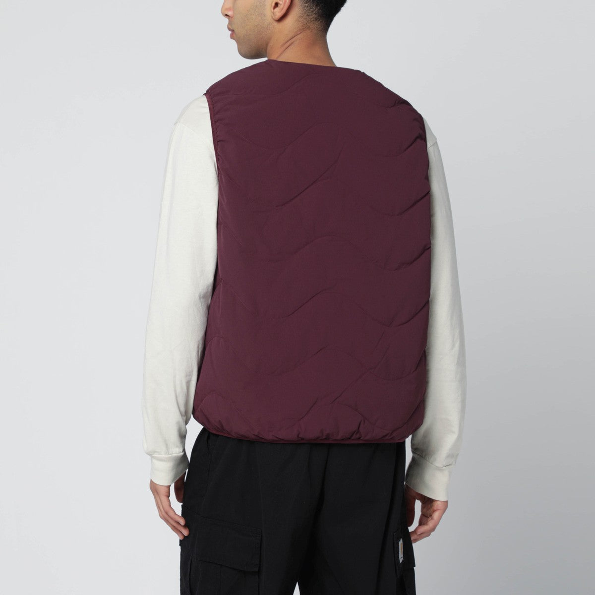 Purple Mountain Observatory Wine-colored nylon vest