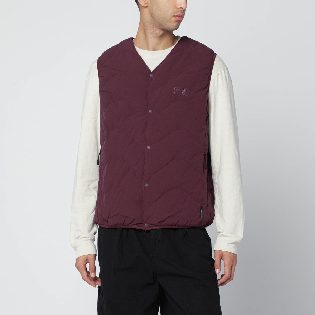 Purple Mountain Observatory Wine-colored nylon vest