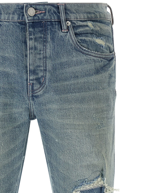 Purple P001 Repairs Jeans