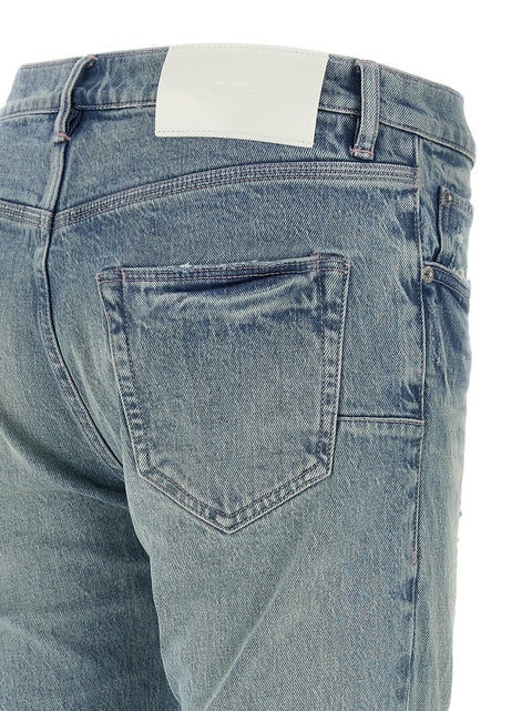 Purple P001 Repairs Jeans