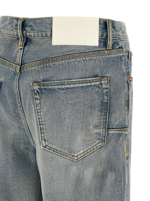 Purple P011 Vintage Slash Paint Jeans