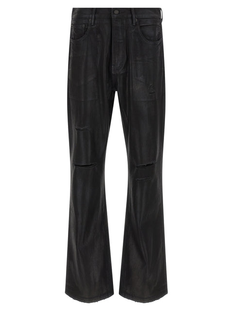 Purple P026 Rinsed Foil Boot Jeans