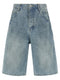 Purple P070 Vintage Dust Bowl Bermuda Shorts