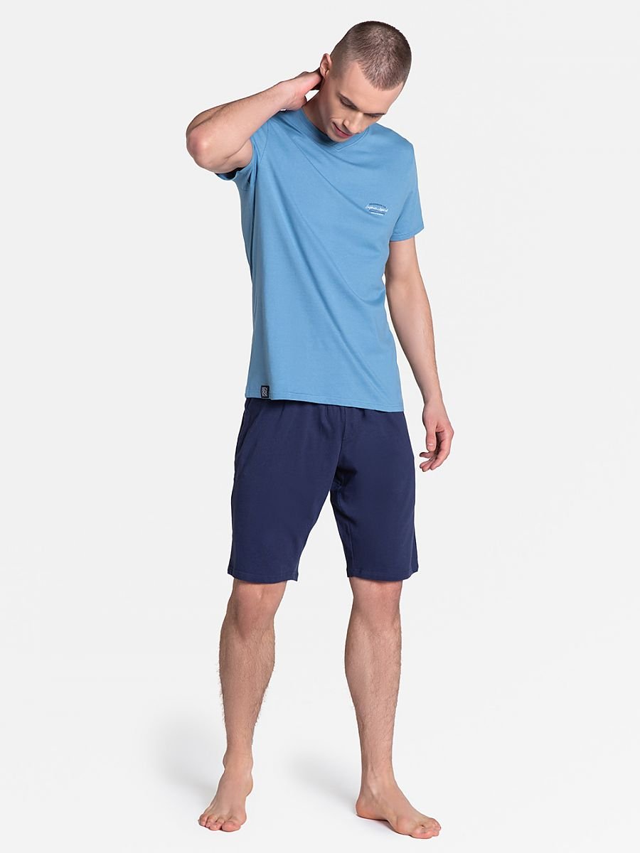 Pyjama model 151166 Henderson-Peignoirs, Robes de chambre-Henderson-bleu-EU M | FR 40-Urbanheer