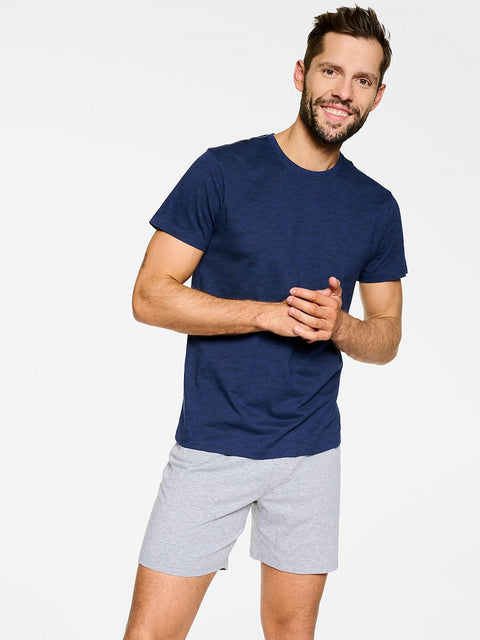 Pyjama model 164524 Henderson-Peignoirs, Robes de chambre-Henderson-bleu marine-EU XXL | FR 46-Urbanheer