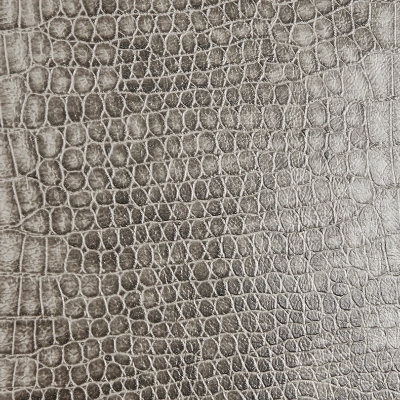 Python Snakeskin Pu Leather Accent Chair, Grey *-Chair-Olliix-29.375"W x 33.5"D x 33.5"H-Urbanheer