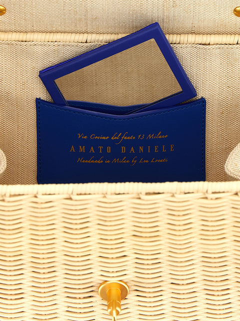Daniele Amato Queen Rattan Handbag