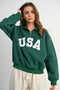 Quarter Zip Long Sleeve Sweatshirt