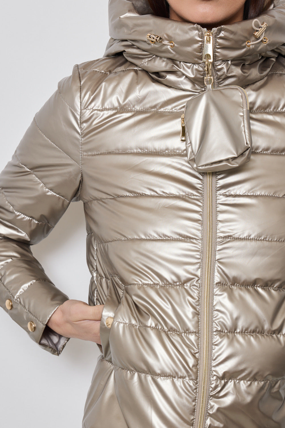 Quilted Hooded Jacket