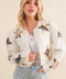 Quilted Multi Star Embroidered Padded Zip Up Jacket-Jacket-Blue B-S-OFF WHITE-Urbanheer