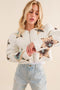 Quilted Multi Star Embroidered Padded Zip Up Jacket-Jacket-Blue B-S-OFF WHITE-Urbanheer
