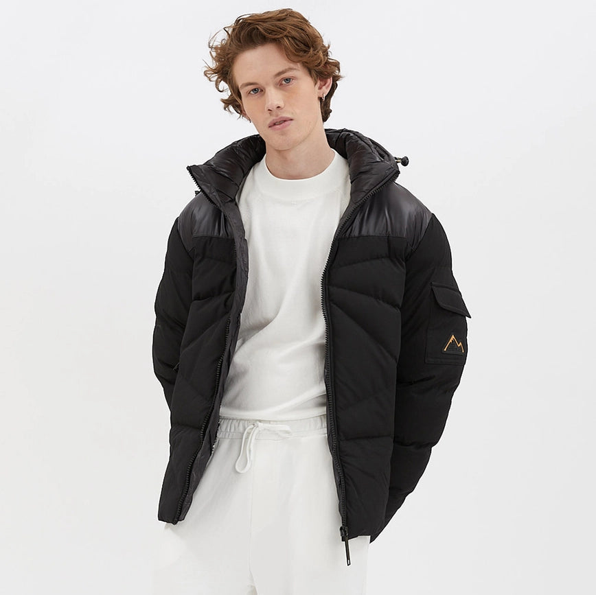 Quilted Puffer Jacket-Puffer Jacket-Point Zero-S-Black-Urbanheer