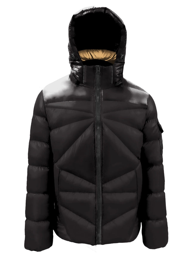 Quilted Puffer Jacket-Puffer Jacket-Point Zero-S-Black-Urbanheer
