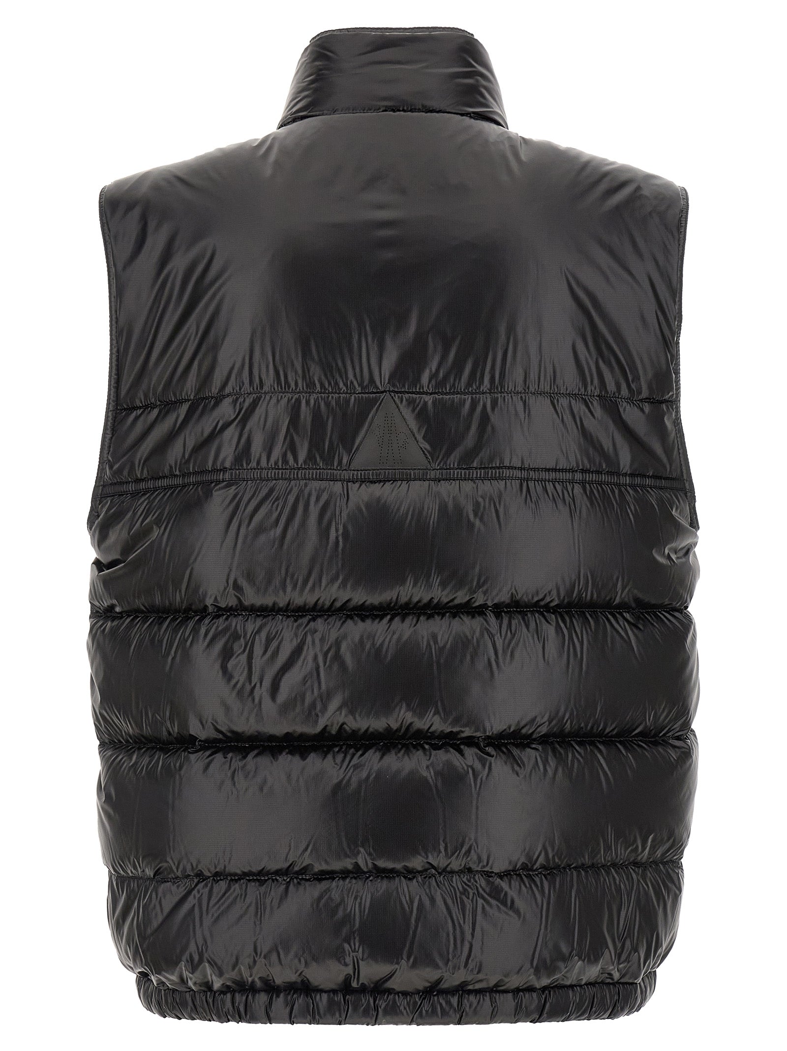 Quilted Water-Repellent Travel Vest with Goose Feather Lining