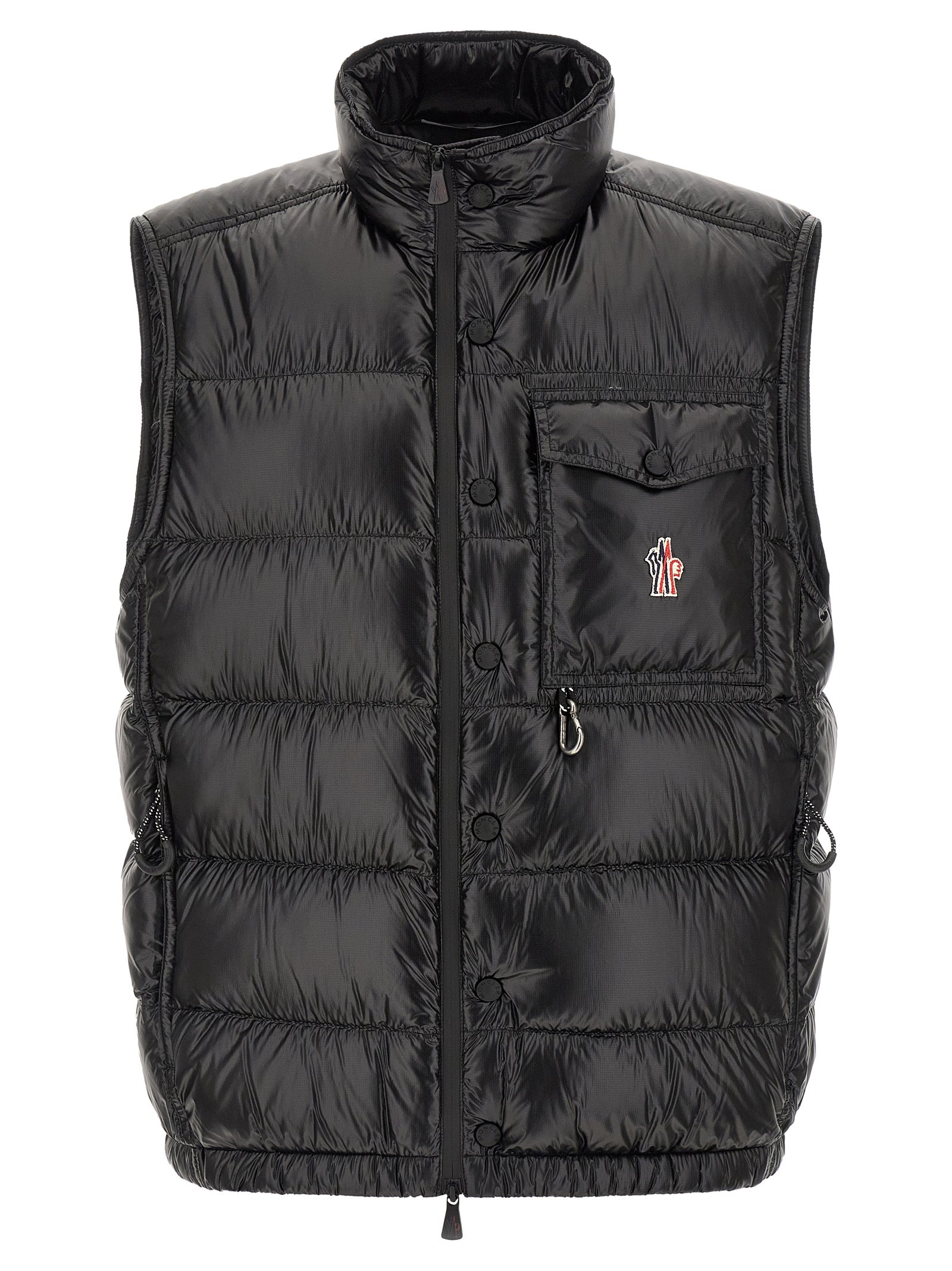 Quilted Water-Repellent Travel Vest with Goose Feather Lining