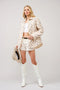 Quilted Western Horse Print Jacket-Jacket-Blue B-S-CREAM-Urbanheer