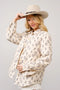 Quilted Western Horse Print Jacket-Jacket-Blue B-S-CREAM-Urbanheer