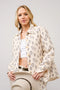 Quilted Western Horse Print Jacket-Jacket-Blue B-S-CREAM-Urbanheer