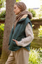 Quilted Zip Up Fleece Lined Puffer Vest HUNTER GREEN-Vest-Blu Pepper-S-HUNTER GREEN-Urbanheer