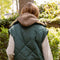 Quilted Zip Up Fleece Lined Puffer Vest HUNTER GREEN-Vest-Blu Pepper-S-HUNTER GREEN-Urbanheer