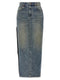 R13 Devon Side Slit Skirt
