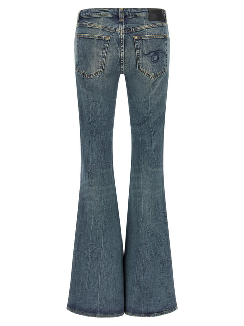 R13 Overflow Boy Flare Jeans