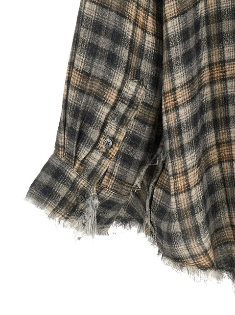 R13 Raw Cut Hem Shirt