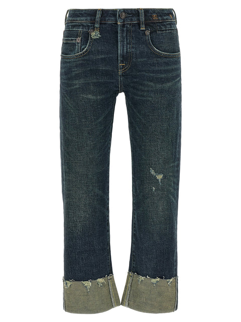 R13 Turn Up Jeans