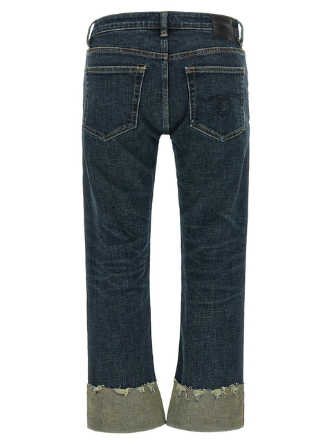 R13 Turn Up Jeans