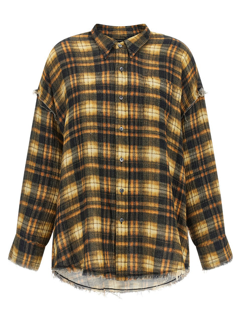 R13 Raw Cut Hem Shirt