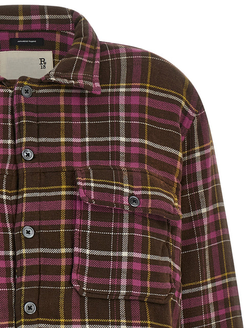 R13 Padded Crop Overshirt