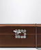 ROGER VIVIER Efflorescence Clutch in satin Cacao