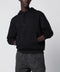C.P. Company Diagonal-relief cotton fleece hoodie in black