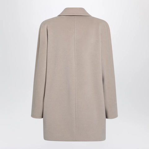 Max Mara Short 101801 Icon Coat in light beige
