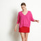 RIA 3 Pull col V profond oversize en cachemire rose indien-col v femme-Studio Cashmere8-S-M-SC8-00754-rose indien-Urbanheer