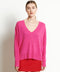 RIA 3 Pull col V profond oversize en cachemire rose indien-col v femme-Studio Cashmere8-S-M-SC8-00754-rose indien-Urbanheer