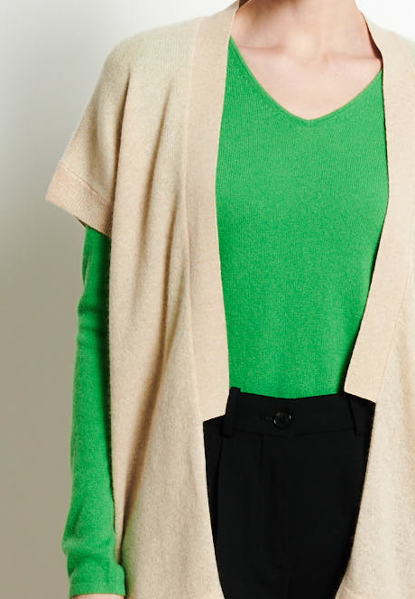 RIA 4 Kimono en cachemire beige-kimono femme-Studio Cashmere8-S-M-SC8-00764-beige-Urbanheer