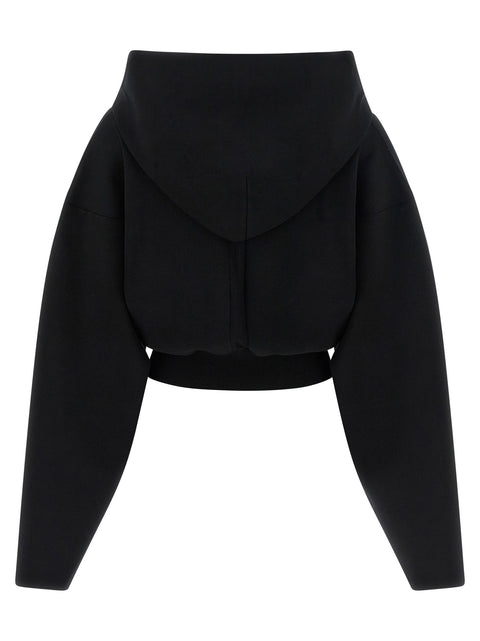 Rick Owens Cropped Hoodie