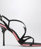 ROGER VIVIER Black satin heeled sandals