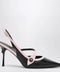 ROGER VIVIER Black/pink Vivier slingback pumps
