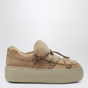 ROGER VIVIER Brown Viv'' Up suede sneaker