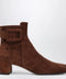 ROGER VIVIER Très Vivier ankle boots in brown suede