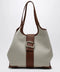 ROGER VIVIER Viv' Choc Medium Shopping Bag natural coloured