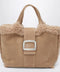 ROGER VIVIER Viv' Choc Mini leather shopping bag