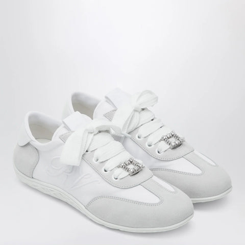 ROGER VIVIER Viv Low sneakers in white suede