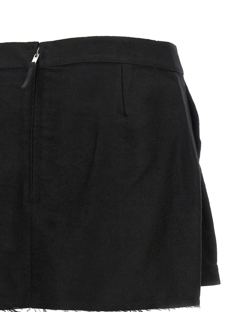 Rick Owens Fog Cutoff Skirt