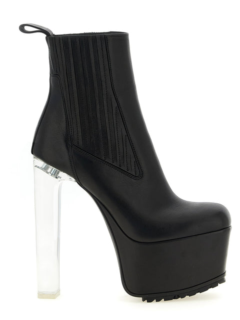 Rick Owens Beatle Kiss Ankle Boots