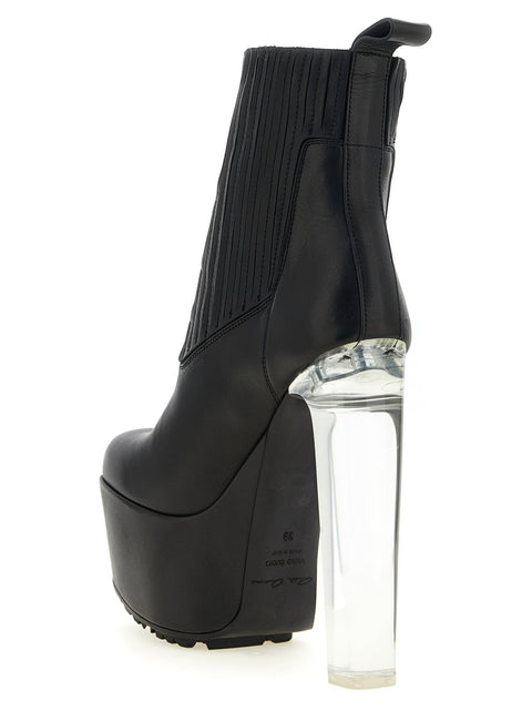 Rick Owens Beatle Kiss Ankle Boots